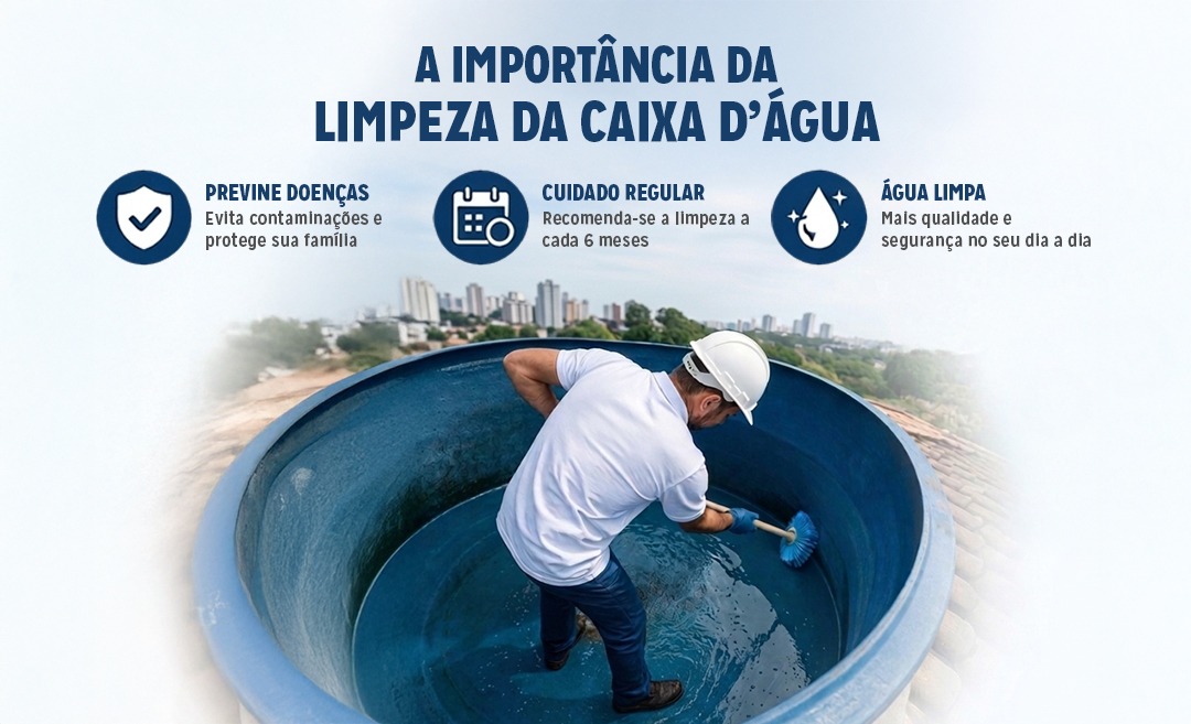 A importância da limpeza de caixas d’água: saúde começa pela prevenção
