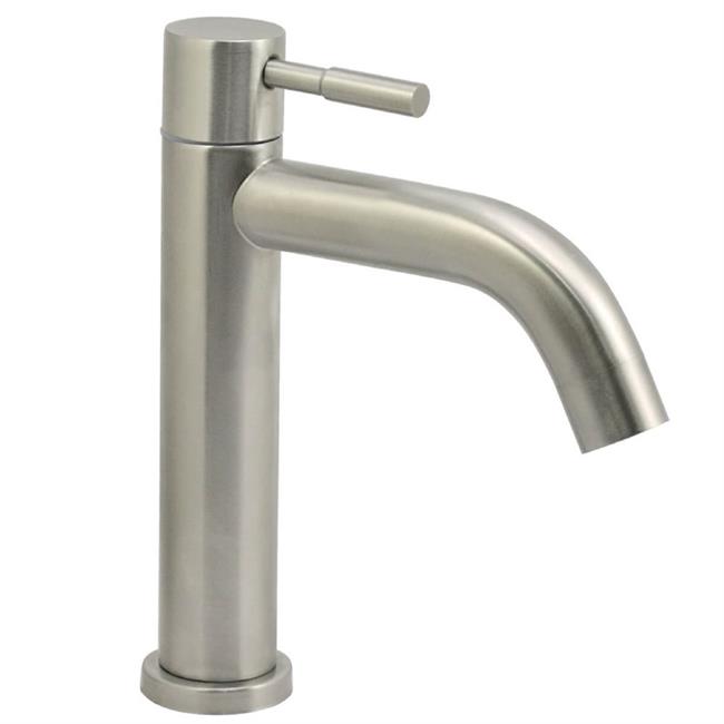 Torneira Lavatório Inox Baixa Cachimbo Escovada 1023-0003