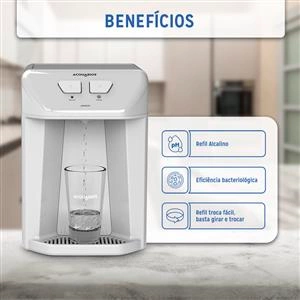 PURIFICADOR DE ÁGUA GELADA PREMIUM ELETRÔNICO BIVOLT  1008-0069 