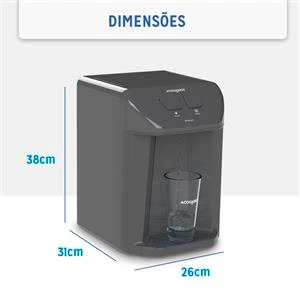PURIFICADOR DE ÁGUA GELADA PREMIUM ELETRÔNICO BIVOLT  1008-0071 