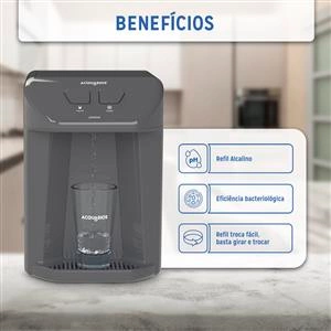 PURIFICADOR DE ÁGUA GELADA PREMIUM ELETRÔNICO BIVOLT  1008-0071 