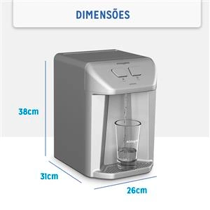 PURIFICADOR DE ÁGUA GELADA PREMIUM ELETRÔNICO BIVOLT  1008-0070 