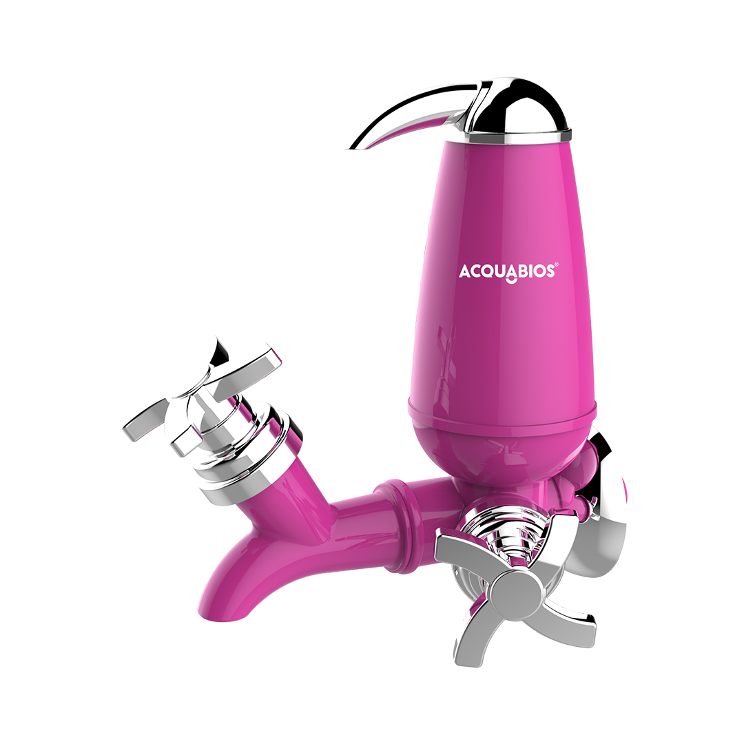 FILTRO ACQUA E05 BICA FIXA QUADRISETA ROSA CR