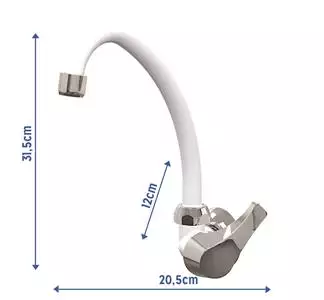 TORNEIRA PREMIUM DE PAREDE  1020-0002 