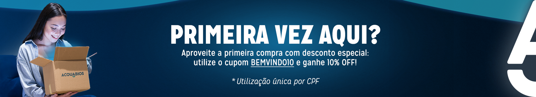Primeira compra NOVO
