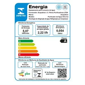 PURIFICADOR DE ÁGUA ULTRA ICE OZÔNIO CLASSE A 1008-0133 