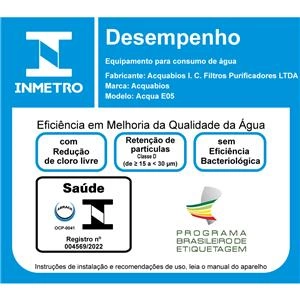FILTRO COM TORNEIRA MÓVEL QUADRISETA 1006-0048